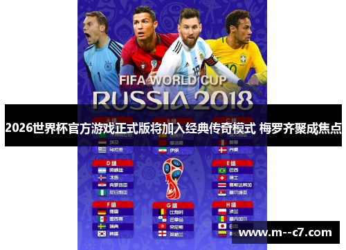 2026世界杯官方游戏正式版将加入经典传奇模式 梅罗齐聚成焦点